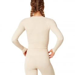 CLOTHING NUX One By One Long Sleeve Latte 9 CLOTHING NUX One By One Long Sleeve Latte