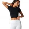 CLOTHING NUX Our Favorite Crop Top Black