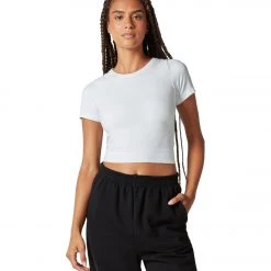 CLOTHING NUX Our Favorite Crop Top White