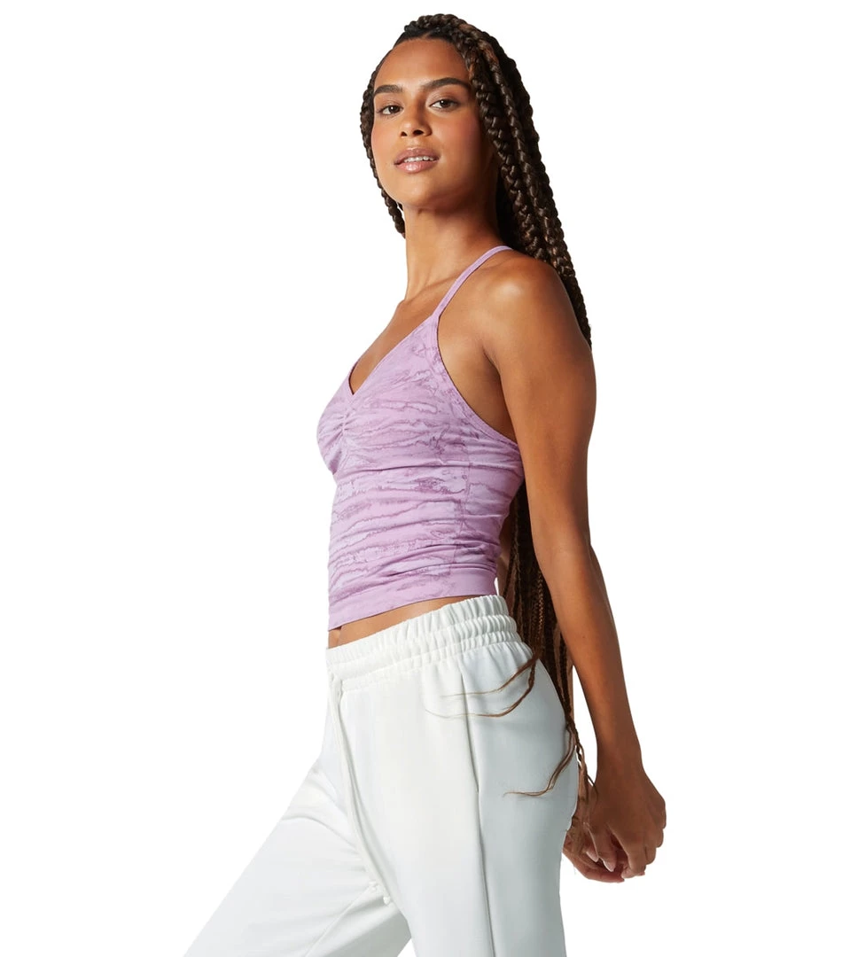 NUX Paloma Cami Hand-Dye Purple Ripple 4 NUX Paloma Cami Hand-Dye Purple Ripple