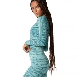 NUX One By One Long Sleeve Hand Dye Blue Ripple CLOTHING