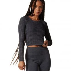 NUX Pucker Up Long Sleeve Mineral Wash Black CLOTHING 11 NUX Pucker Up Long Sleeve Mineral Wash Black CLOTHING