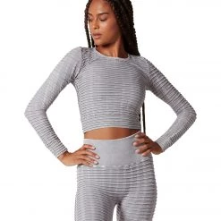 NUX Pucker Up Long Sleeve Mineral Wash Stone 13 NUX Pucker Up Long Sleeve Mineral Wash Stone