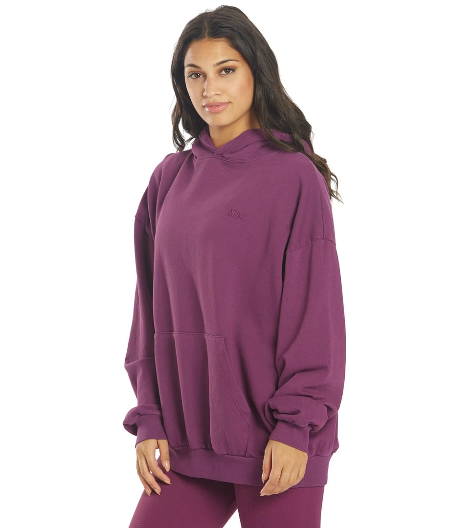 CLOTHING NUX The Organic Hoodie Purple Onyx 7 CLOTHING NUX The Organic Hoodie Purple Onyx