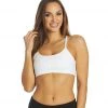 Beyond Yoga Spacedye Slim Racerback Yoga Sports Bra Cloud White