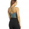 Beyond Yoga Spacedye Slim Racerback Cropped Tank Rainforest Blue Heather