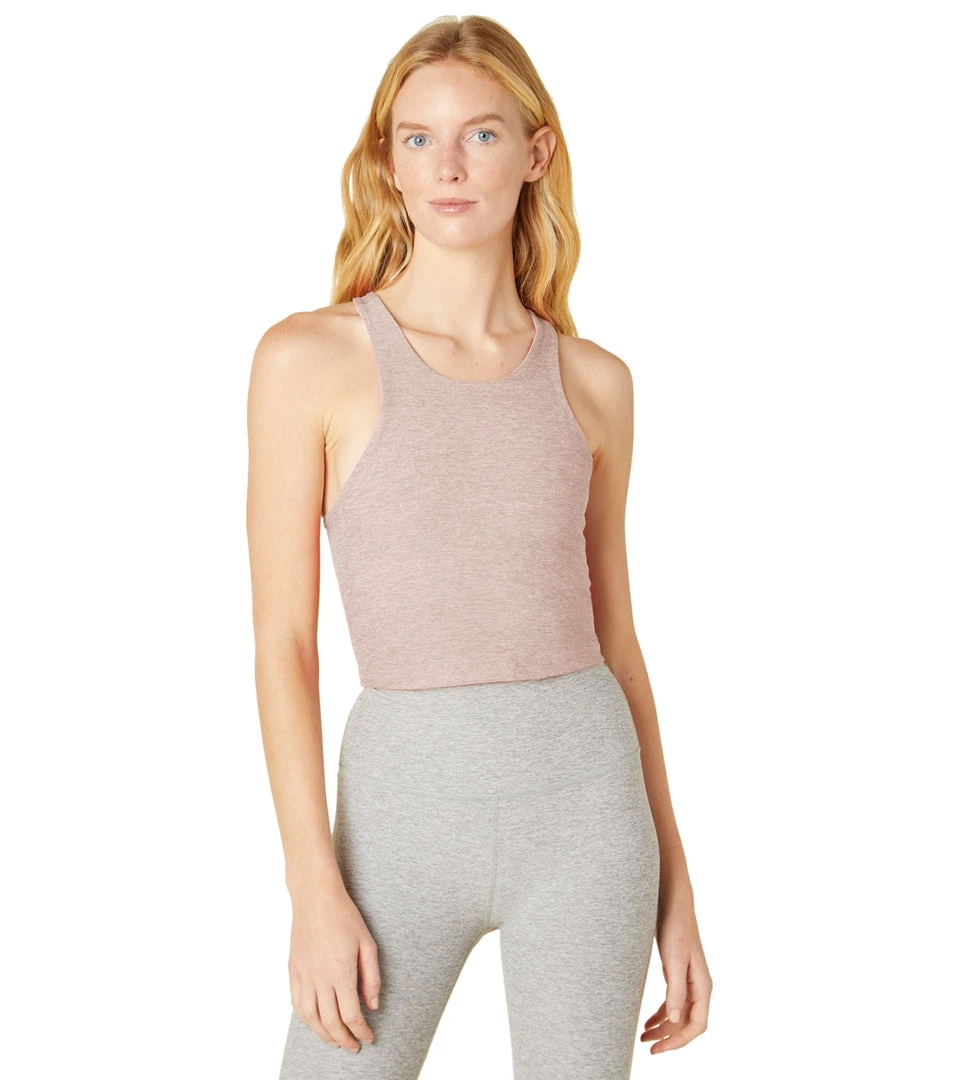 Beyond Yoga Focus Cropped Tank Chai 3 Beyond Yoga Focus Cropped Tank Chai