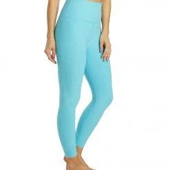 Beyond Yoga Spacedye High Waisted Caught In The Midi 7/8 Yoga Leggings Capri Blue-Grotto NEW ARRIVALS