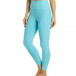 Beyond Yoga Spacedye High Waisted Caught In The Midi 7/8 Yoga Leggings Capri Blue-Grotto NEW ARRIVALS