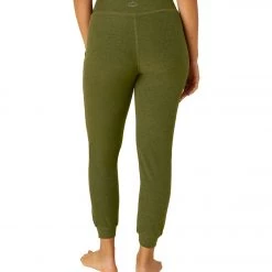 Beyond Yoga Spacedye Midi Joggers Deep Olive Heather