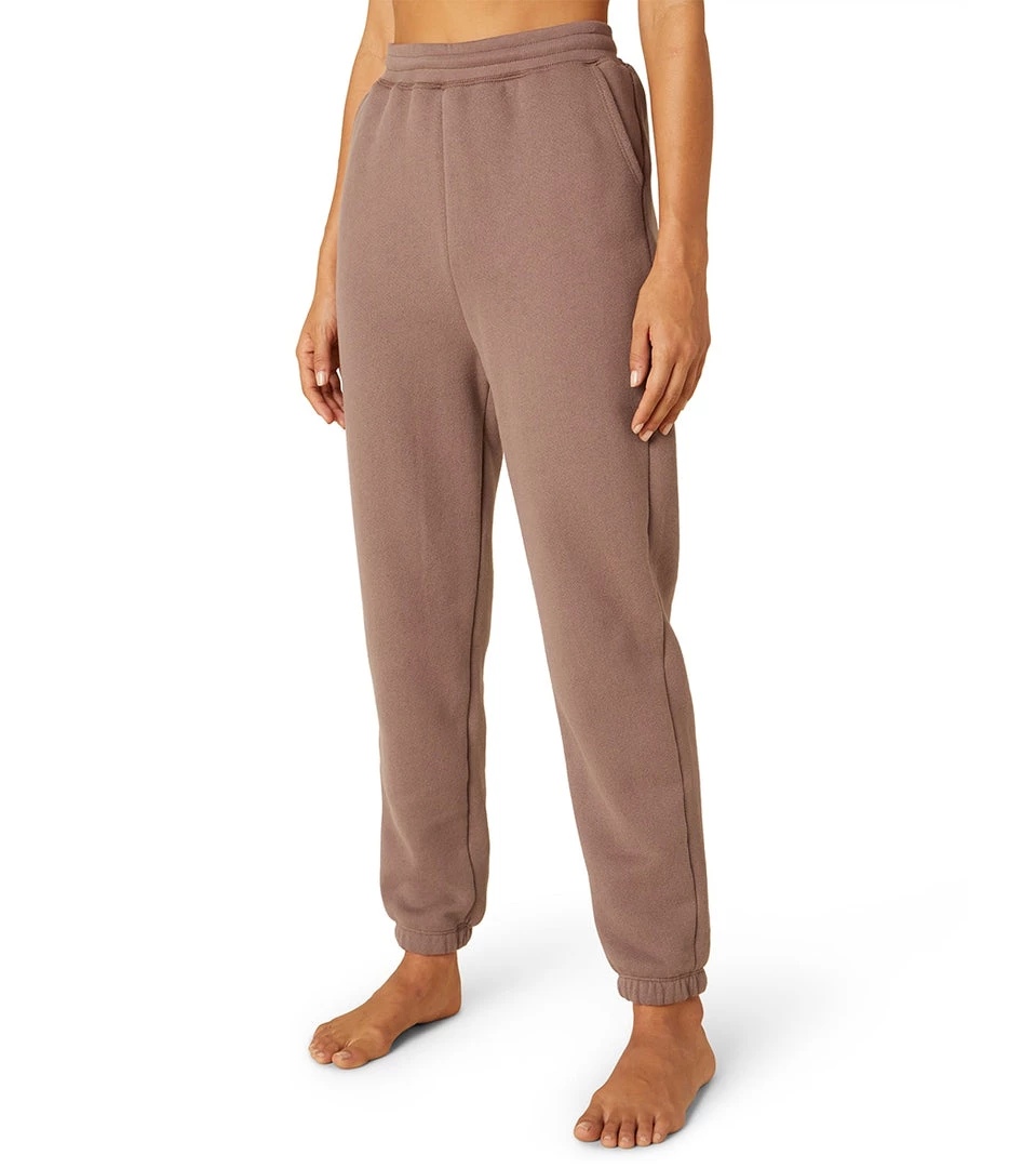 Beyond Yoga WFH Fleece Sweatpant Sienna Brown 4 Beyond Yoga WFH Fleece Sweatpant Sienna Brown
