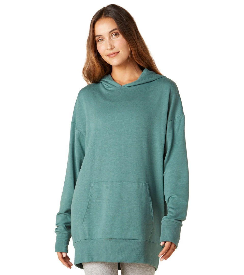 Beyond Yoga Go Getter Hoodie Rainforest Blue 3 Beyond Yoga Go Getter Hoodie Rainforest Blue