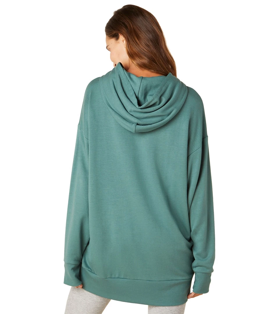 Beyond Yoga Go Getter Hoodie Rainforest Blue 5 Beyond Yoga Go Getter Hoodie Rainforest Blue