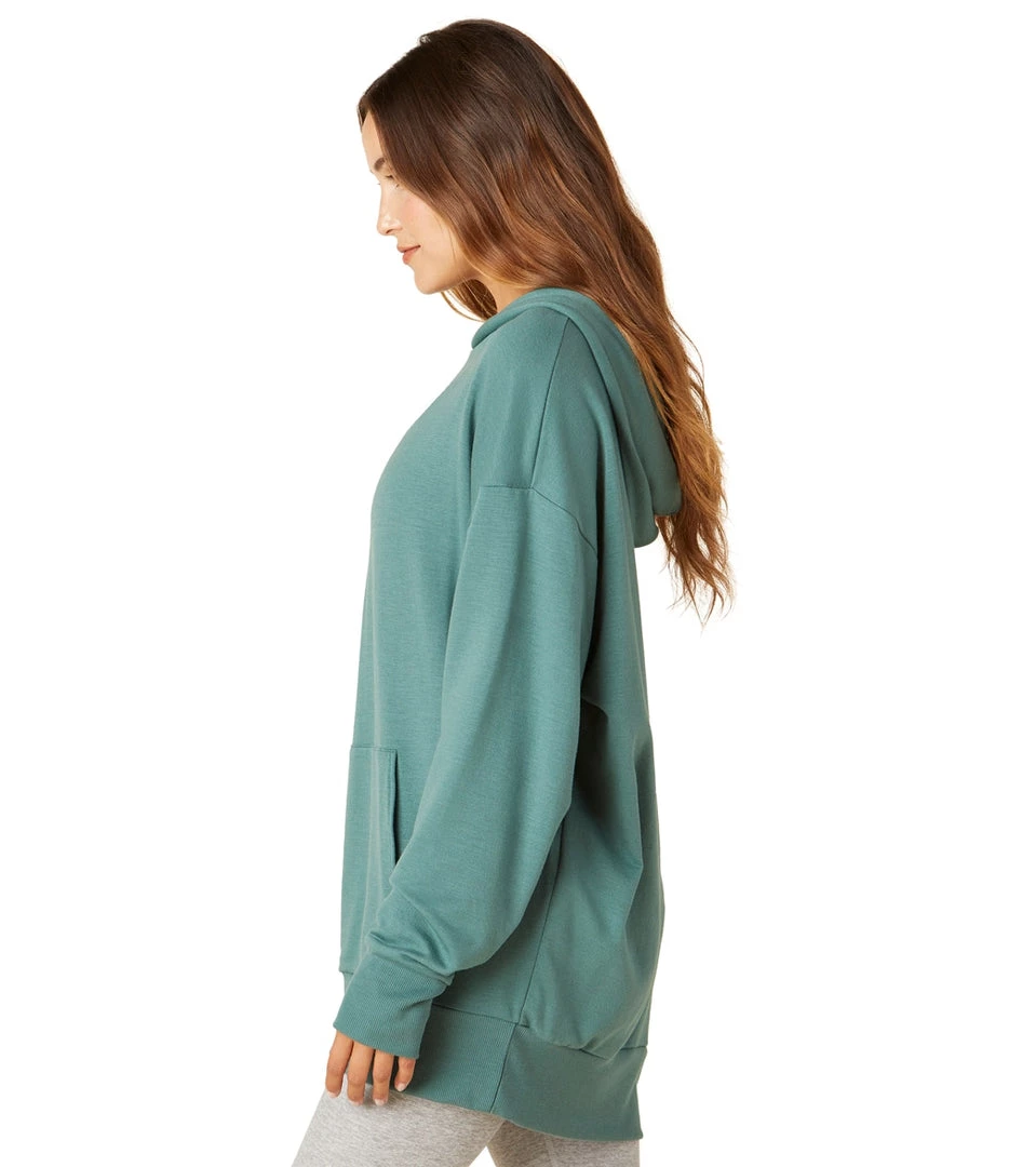 Beyond Yoga Go Getter Hoodie Rainforest Blue 6 Beyond Yoga Go Getter Hoodie Rainforest Blue
