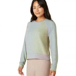 Beyond Yoga Hacci Favorite Raglan Crew Yoga Pullover Prismatic