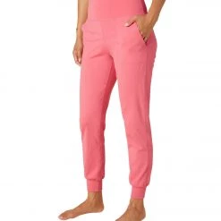 Beyond Yoga Heather Rib Midi Joggers Pink Crush Heather Rib