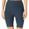 NEW ARRIVALS Beyond Yoga Spacedye Team Pockets High Waisted Biker Shorts Nocturnal Navy