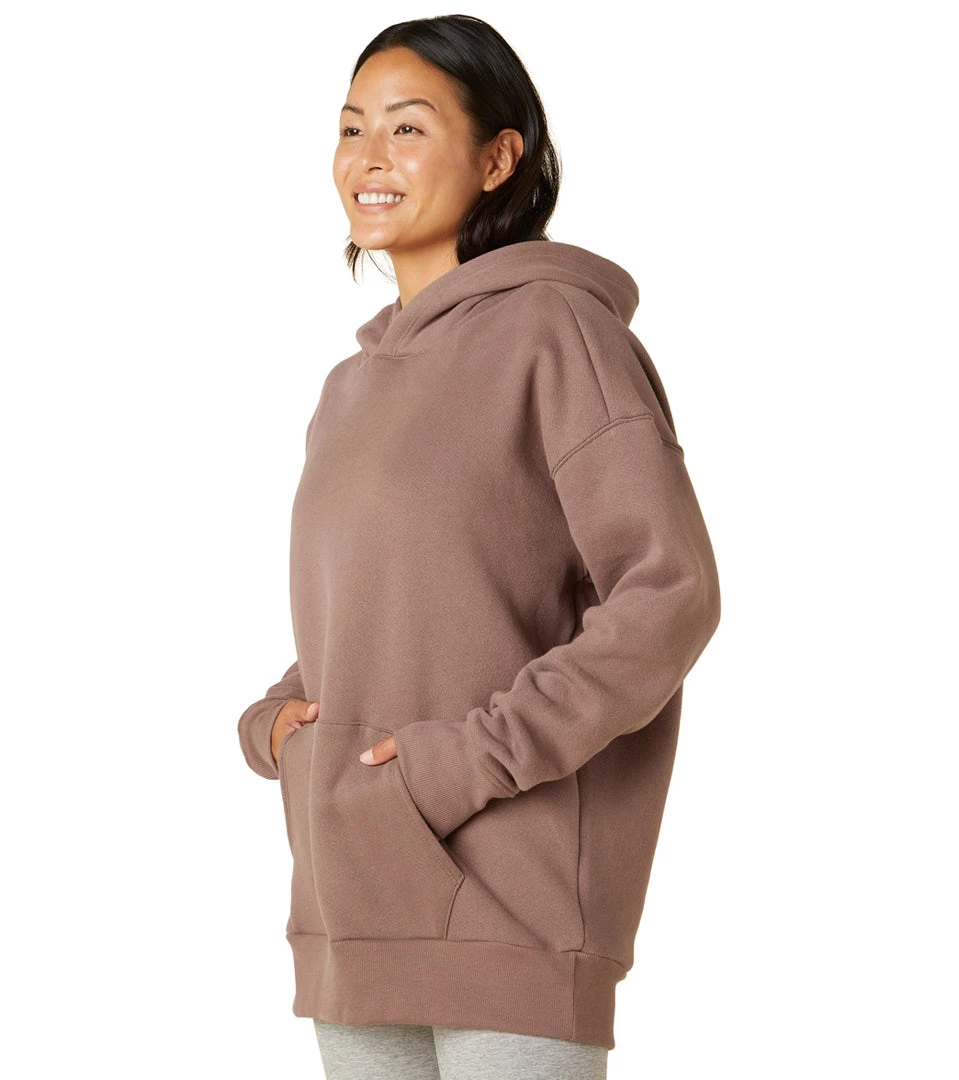 CLOTHING Beyond Yoga WFH Fleece Hoodie Sienna Brown 4 CLOTHING Beyond Yoga WFH Fleece Hoodie Sienna Brown