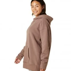 CLOTHING Beyond Yoga WFH Fleece Hoodie Sienna Brown 12 CLOTHING Beyond Yoga WFH Fleece Hoodie Sienna Brown