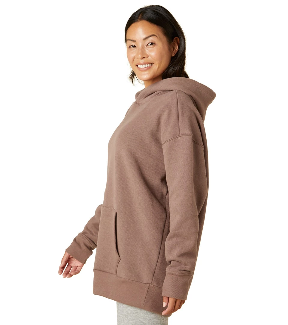 CLOTHING Beyond Yoga WFH Fleece Hoodie Sienna Brown 6 CLOTHING Beyond Yoga WFH Fleece Hoodie Sienna Brown