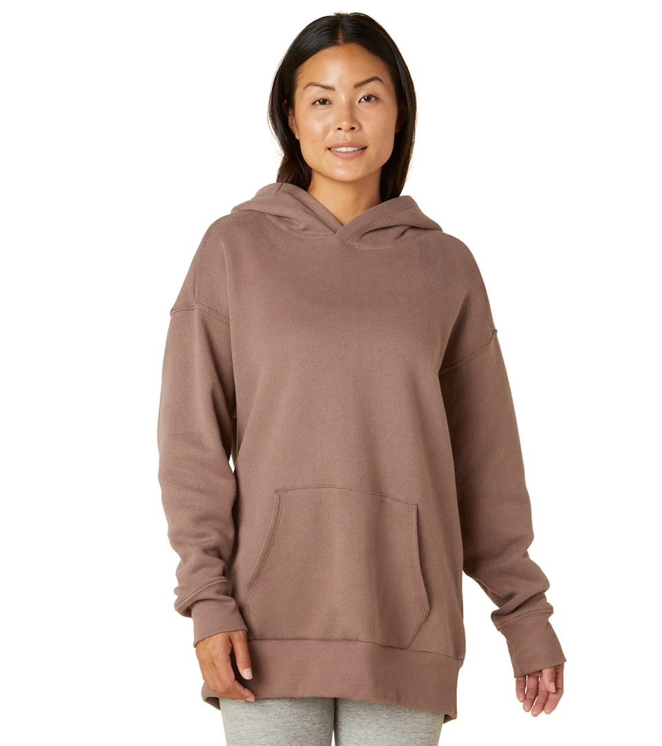 CLOTHING Beyond Yoga WFH Fleece Hoodie Sienna Brown 9 CLOTHING Beyond Yoga WFH Fleece Hoodie Sienna Brown