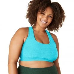 Beyond Yoga Plus Spacedye Got Your Back Bra Capri Blue-Grotto