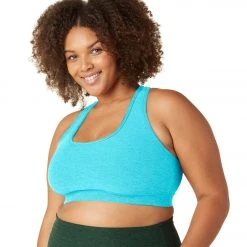 Beyond Yoga Plus Spacedye Got Your Back Bra Capri Blue-Grotto