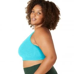 Beyond Yoga Plus Spacedye Got Your Back Bra Capri Blue-Grotto