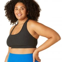 Beyond Yoga Plus Spacedye Got Your Back Bra Darkest Night