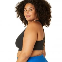 Beyond Yoga Plus Spacedye Got Your Back Bra Darkest Night