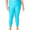 NEW ARRIVALS Beyond Yoga Plus Spacedye Out Of Pocket High Waisted Midi Legging Capri Blue-Grotto