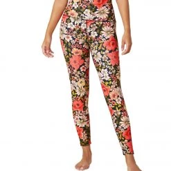NEW ARRIVALS Beyond Yoga Printed High Waisted Midi Leggings Scarlet Gardenist