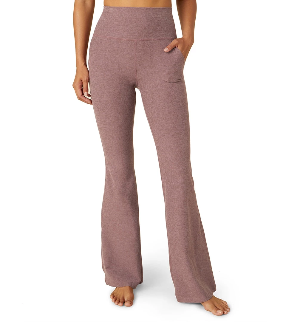 Beyond Yoga Spacedye All Day Flare High Waisted Pant Sienna Brown Heather NEW ARRIVALS 9 Beyond Yoga Spacedye All Day Flare High Waisted Pant Sienna Brown Heather NEW ARRIVALS