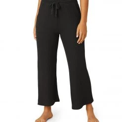 CLOTHING Beyond Yoga Free Flow Wide Leg Cropped Pant Black