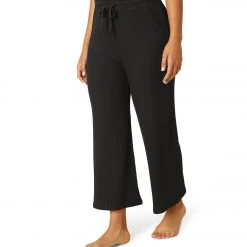 CLOTHING Beyond Yoga Free Flow Wide Leg Cropped Pant Black