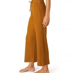 Beyond Yoga Free Flow Wide Leg Cropped Pant Clove Brown 12 Beyond Yoga Free Flow Wide Leg Cropped Pant Clove Brown