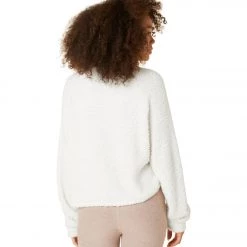 CLOTHING Beyond Yoga All The Feels Cropped Raglan Pullover Winter White 10 CLOTHING Beyond Yoga All The Feels Cropped Raglan Pullover Winter White