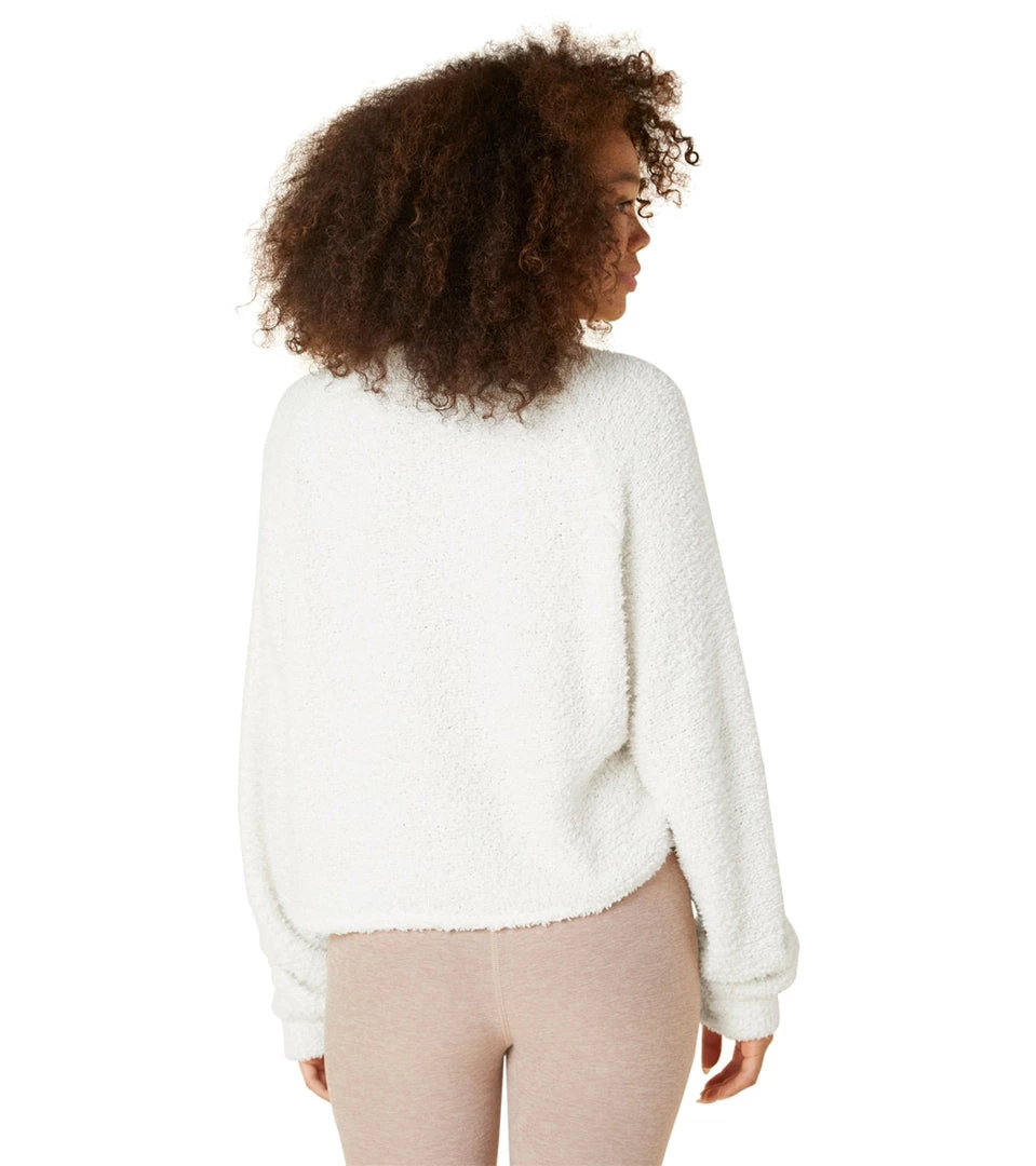CLOTHING Beyond Yoga All The Feels Cropped Raglan Pullover Winter White 5 CLOTHING Beyond Yoga All The Feels Cropped Raglan Pullover Winter White
