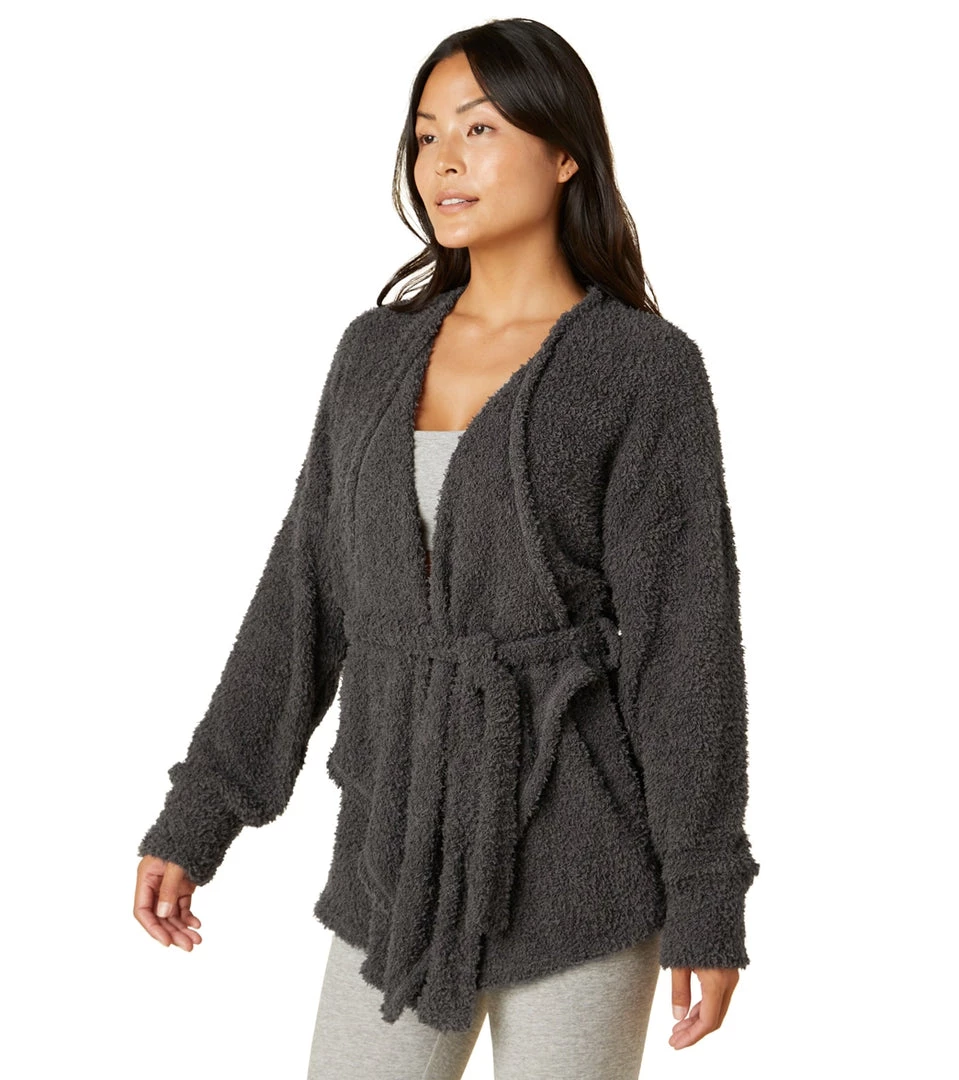 Beyond Yoga Wrap Me Up Cardigan Charcoal Women 4 Beyond Yoga Wrap Me Up Cardigan Charcoal Women