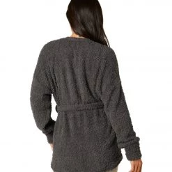 Beyond Yoga Wrap Me Up Cardigan Charcoal Women 10 Beyond Yoga Wrap Me Up Cardigan Charcoal Women