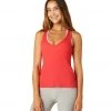 Beyond Yoga Take The Plunge V-Neck Tank Redflower