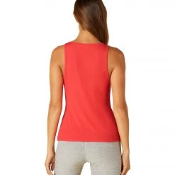 Beyond Yoga Take The Plunge V-Neck Tank Redflower