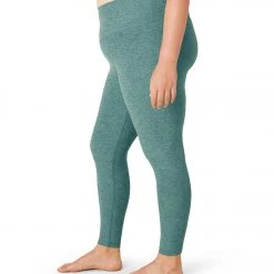 Beyond Yoga Plus Spacedye Caught In The Midi High Waisted Leggings Rainforest Blue Heather NEW ARRIVALS