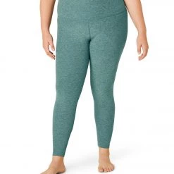 Beyond Yoga Plus Spacedye Caught In The Midi High Waisted Leggings Rainforest Blue Heather NEW ARRIVALS