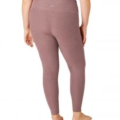 NEW ARRIVALS Beyond Yoga Plus Spacedye Caught In The Midi High Waisted Leggings Sienna Brown Heather
