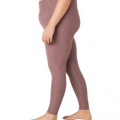 NEW ARRIVALS Beyond Yoga Plus Spacedye Caught In The Midi High Waisted Leggings Sienna Brown Heather