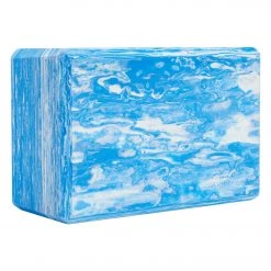 Everyday Yoga 4 Inch Marbled Foam Yoga Block Moonlight Multi
