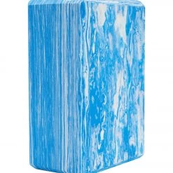 Everyday Yoga 4 Inch Marbled Foam Yoga Block Moonlight Multi
