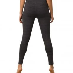 CLOTHING PrAna Pillar 7/8 Yoga Leggings Charcoal Stripe 8 CLOTHING PrAna Pillar 7/8 Yoga Leggings Charcoal Stripe