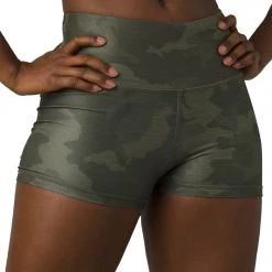 CLOTHING PrAna Layna Yoga Shorts Sage Camo